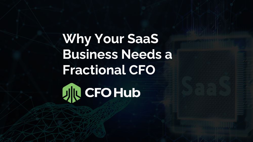 Image featuring the text “Why Your SaaS Business Needs a Fractional CFO” and “CRI CFO Hub.” The background includes a digital, tech-themed design with a futuristic graphic of a pointing hand made of interconnected lines and a circuit-like pattern. Image featuring the text "Why Your SaaS Business Needs a Fractional CFO" and "CRI CFO Hub." The background includes a digital, tech-themed design with a futuristic graphic of a pointing hand made of interconnected lines and a circuit-like pattern.