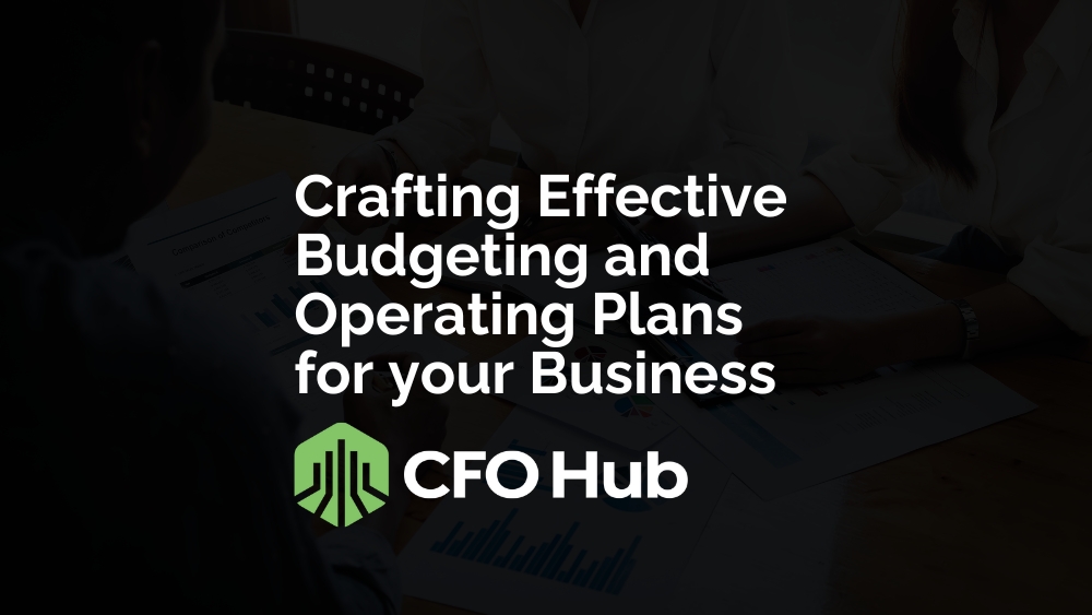 Crafting Effective Budgeting and Operating Plans for your Business